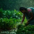Common Garden Maintenance Methods and Cultural Importance in Indian Villages